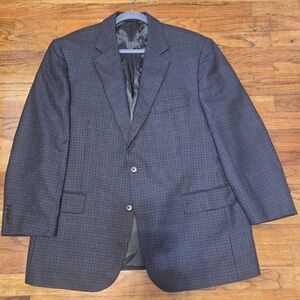 Brooks Brothers Blazer Men’s 46R 1818 Madison Plaid Sport Coat Wool Jacket
